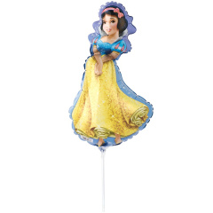 A Шар (12"/30 см) Мини-фигура, Белоснежка, 1 шт.