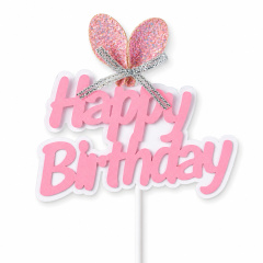 Топпер, HAPPY BIRTHDAY, Ушки, 1 шт.